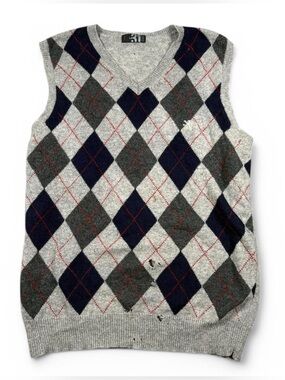 Simons argyle sweater vest